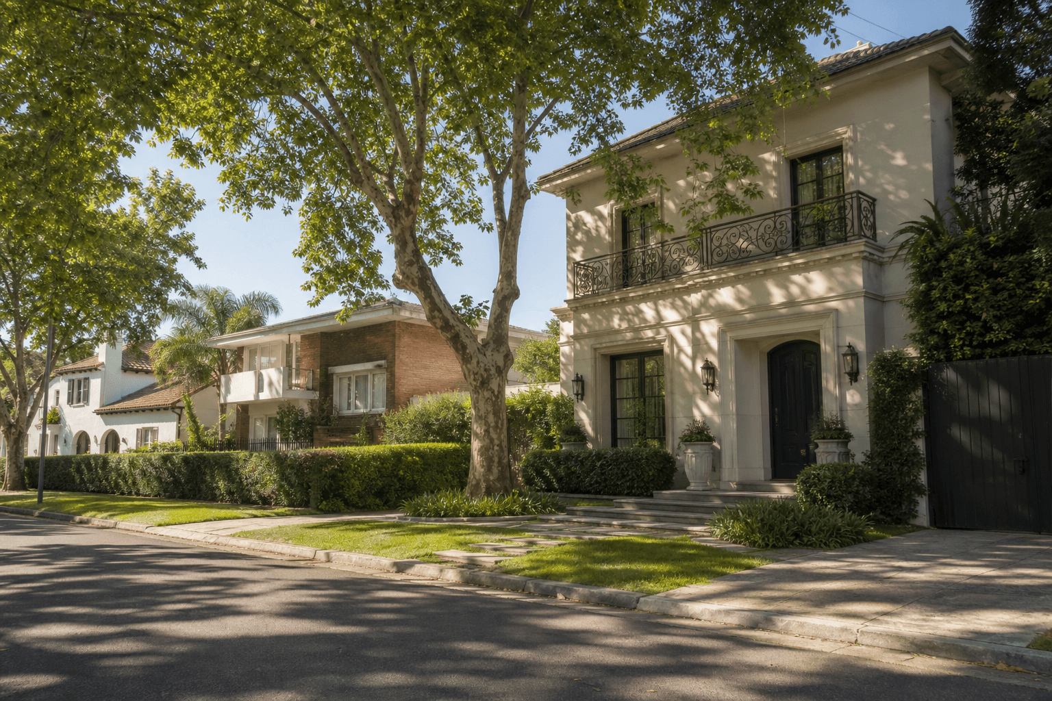 Barrio residencial en Zona Norte de Buenos Aires